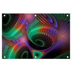 Circle Art 3d Artwork Graphics Vortex Colorful Digital Art Banner And Sign 6  X 4  by uniart180623