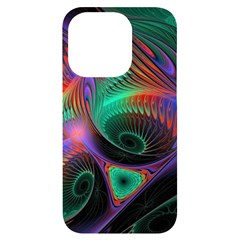 Circle Art 3d Artwork Graphics Vortex Colorful Digital Art Iphone 14 Pro Black Uv Print Case