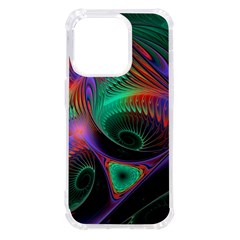 Circle Art 3d Artwork Graphics Vortex Colorful Digital Art Iphone 14 Pro Tpu Uv Print Case by uniart180623