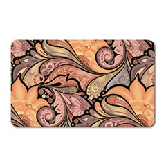 Colorful Paisley Background Artwork Paisley Patterns Magnet (rectangular) by uniart180623