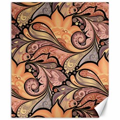 Colorful Paisley Background Artwork Paisley Patterns Canvas 8  X 10  by uniart180623