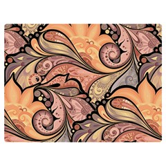 Colorful Paisley Background Artwork Paisley Patterns Premium Plush Fleece Blanket (extra Small) by uniart180623