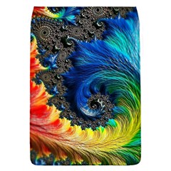 Colorful Digital Art Fractal Design Removable Flap Cover (l)