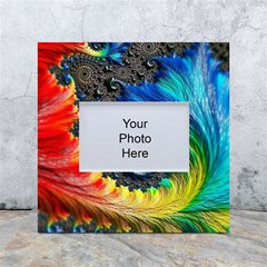 Colorful Digital Art Fractal Design White Box Photo Frame 4  X 6  by uniart180623