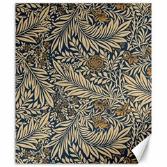 Brown Vintage Background Vintage Floral Pattern Brown Canvas 20  X 24  by uniart180623