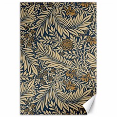 Brown Vintage Background Vintage Floral Pattern Brown Canvas 20  X 30  by uniart180623