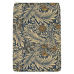 Brown Vintage Background Vintage Floral Pattern Brown Removable Flap Cover (l)