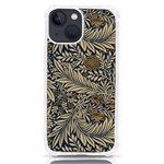 Brown Vintage Background Vintage Floral Pattern Brown iPhone 13 mini TPU UV Print Case Front