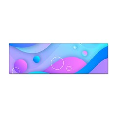 Colorful Blue Purple Wave Sticker (bumper)