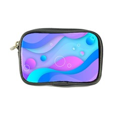 Colorful Blue Purple Wave Coin Purse