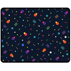 Abstract Minimalism Digital Art Abstract Fleece Blanket (medium) by uniart180623