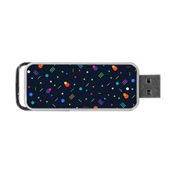 Abstract Minimalism Digital Art Abstract Portable Usb Flash (one Side) by uniart180623