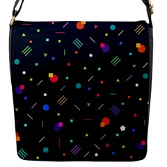 Abstract Minimalism Digital Art Abstract Flap Closure Messenger Bag (s) by uniart180623