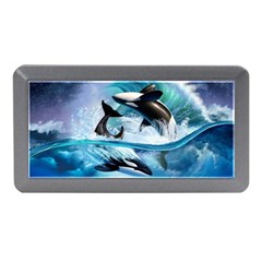 Orca Wave Water Underwater Sky Memory Card Reader (mini) by uniart180623