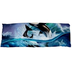 Orca Wave Water Underwater Sky Body Pillow Case (dakimakura) by uniart180623