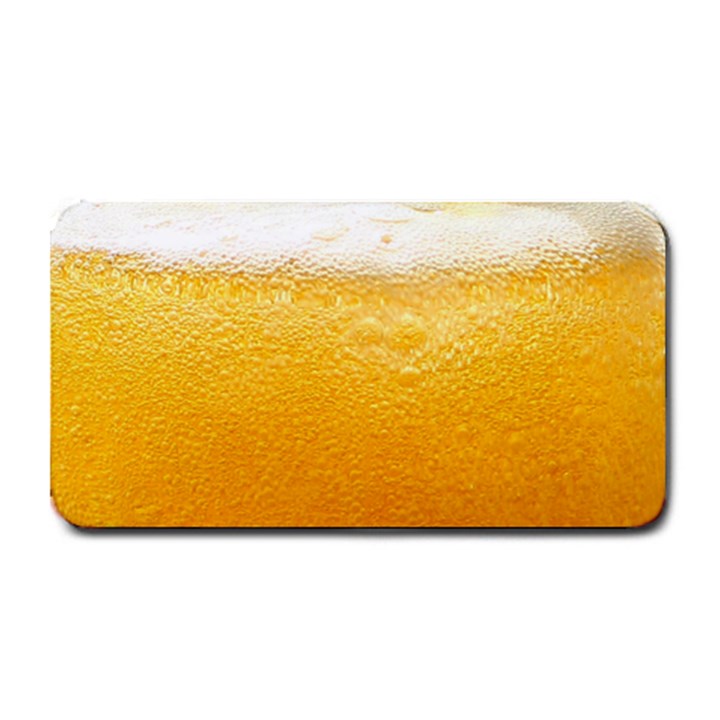 Texture Pattern Macro Glass Of Beer Foam White Yellow Medium Bar Mat