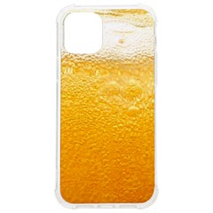 Texture Pattern Macro Glass Of Beer Foam White Yellow Iphone 12/12 Pro Tpu Uv Print Case by uniart180623