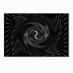 Abstract Mandala Twirl Postcards 5  X 7  (pkg Of 10)