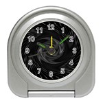 Abstract Mandala Twirl Travel Alarm Clock Front