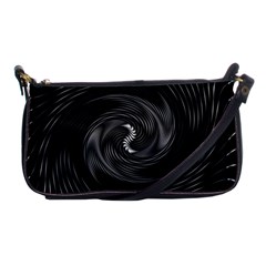 Abstract Mandala Twirl Shoulder Clutch Bag