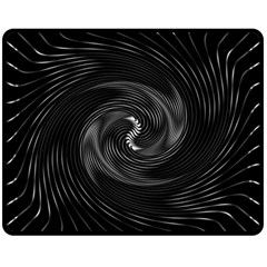 Abstract Mandala Twirl Fleece Blanket (medium)