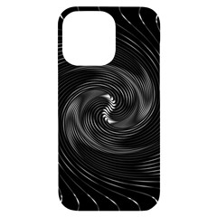 Abstract Mandala Twirl Iphone 14 Pro Max Black Uv Print Case