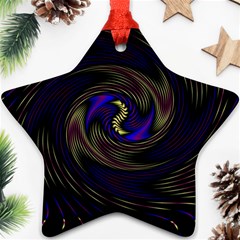 Manadala Twirl Abstract Star Ornament (two Sides) by uniart180623