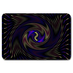 Manadala Twirl Abstract Large Doormat by uniart180623