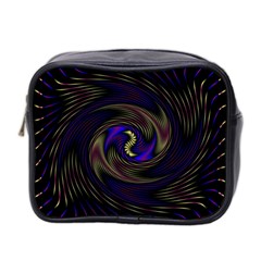 Manadala Twirl Abstract Mini Toiletries Bag (two Sides) by uniart180623