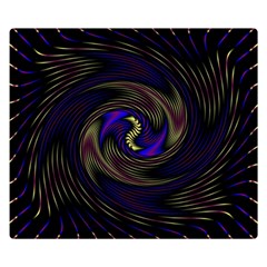 Manadala Twirl Abstract Two Sides Premium Plush Fleece Blanket (small) by uniart180623