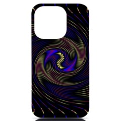 Manadala Twirl Abstract Iphone 14 Pro Black Uv Print Case by uniart180623