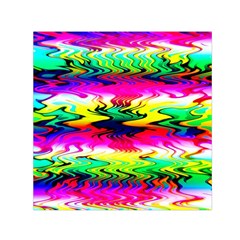 Waves Of Color Square Satin Scarf (30  X 30 ) by uniart180623