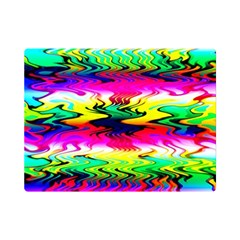 Waves Of Color Premium Plush Fleece Blanket (mini) by uniart180623