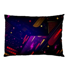 Colorful Abstract Background Creative Digital Art Colorful Geometric Artwork Pillow Case by uniart180623