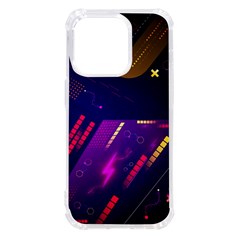 Colorful Abstract Background Creative Digital Art Colorful Geometric Artwork Iphone 14 Pro Tpu Uv Print Case by uniart180623