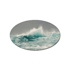 Big Storm Wave Sticker (oval) by uniart180623