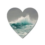 Big Storm Wave Heart Magnet Front