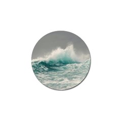 Big Storm Wave Golf Ball Marker by uniart180623