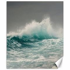 Big Storm Wave Canvas 8  X 10  by uniart180623