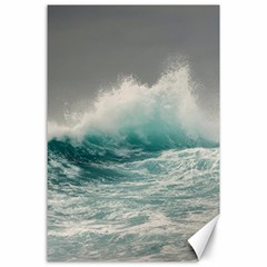 Big Storm Wave Canvas 24  X 36  by uniart180623