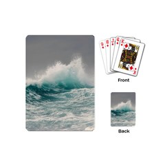 Big Storm Wave Playing Cards Single Design (mini) by uniart180623