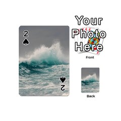 Big Storm Wave Playing Cards 54 Designs (mini) by uniart180623