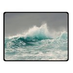 Big Storm Wave Two Sides Fleece Blanket (Small) 45 x34  Blanket Front