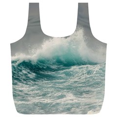 Big Storm Wave Full Print Recycle Bag (xl) by uniart180623