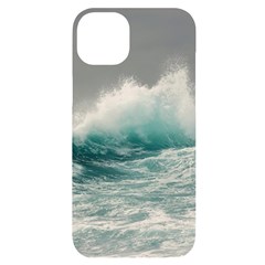 Big Storm Wave Iphone 14 Plus Black Uv Print Case by uniart180623