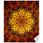 Abstract Gold Mandala Yellow Canvas 20  x 24  19.57 x23.15  Canvas - 1