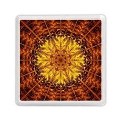 Abstract Gold Mandala Yellow Memory Card Reader (square) by uniart180623