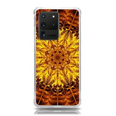 Abstract Gold Mandala Yellow Samsung Galaxy S20 Ultra 6 9 Inch Tpu Uv Case by uniart180623