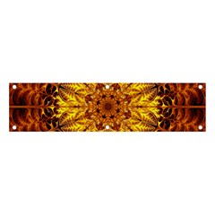 Abstract Gold Mandala Yellow Banner And Sign 4  X 1  by uniart180623