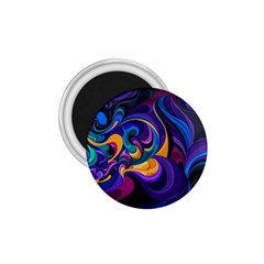 Colorful Waves Abstract Waves Curves Art Abstract Material Material Design 1 75  Magnets by uniart180623